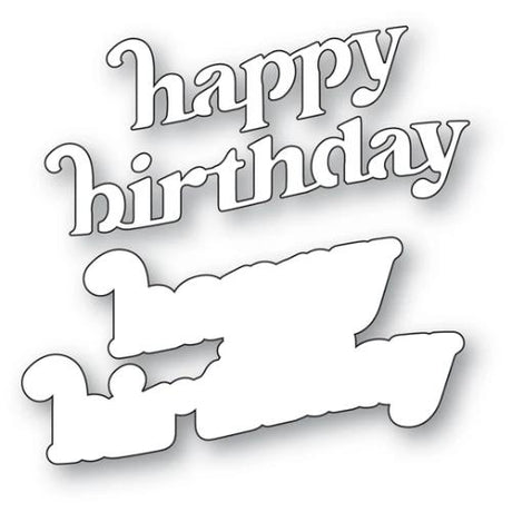 Memory Box - Cheery Happy Birthday craft die