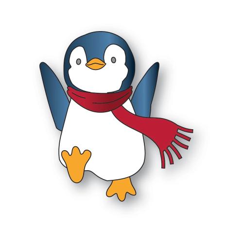 Memory Box - Marching Penguin craft die
