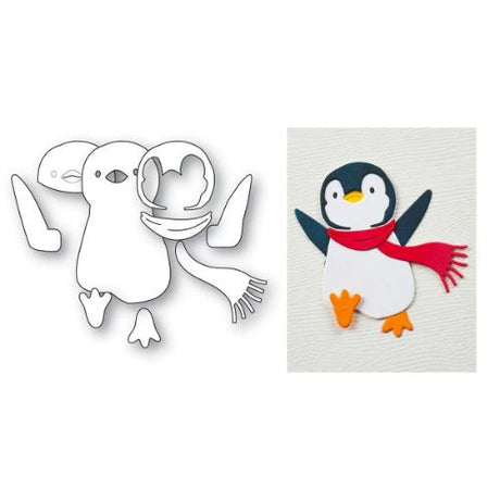 Memory Box - Marching Penguin craft die