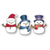 Memory Box - Stylish Snowmen Trio craft die