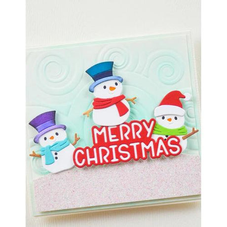 Memory Box - Stylish Snowmen Trio craft die