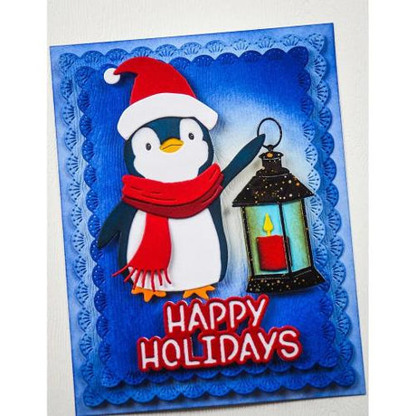 Memory Box - Waving Penguin craft die