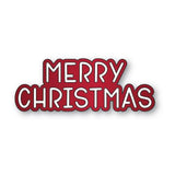 Memory Box - Merry Christmas Marker Script craft die