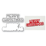 Memory Box - Merry Christmas Marker Script craft die