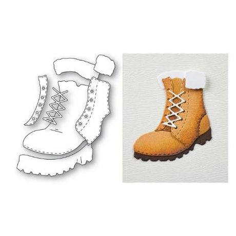 Memory Box - Winter Boot craft die