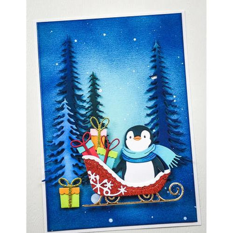 Memory Box - Cheerful Penguin craft die