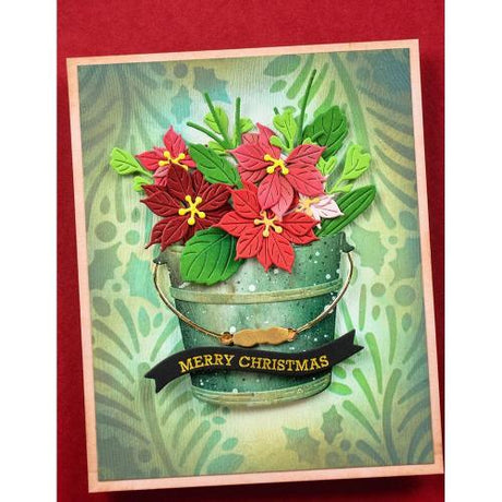 Memory Box - Blooming Poinsettias craft die
