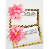 Memory Box - Blooming Poinsettias craft die