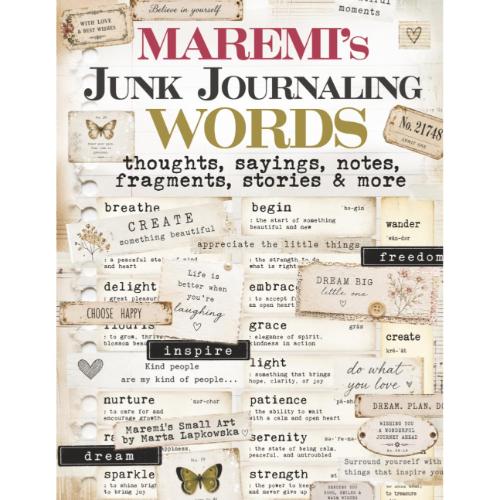 Maremi's Small Art - Junk Journaling WORDS - Postage as per actual