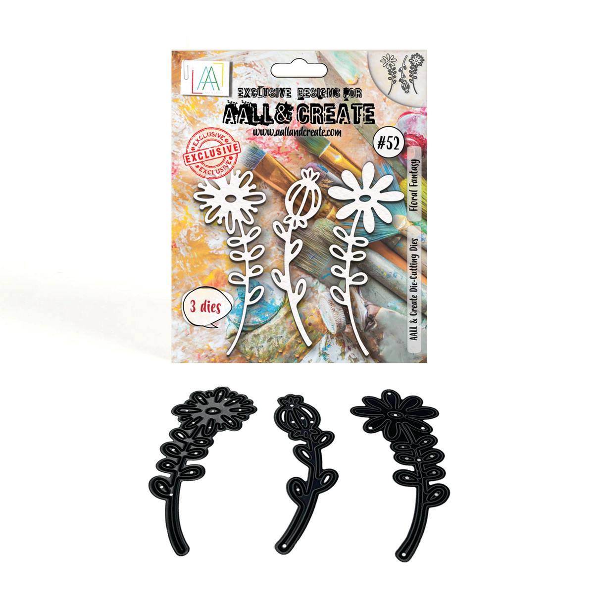 Aall and Create Cutting Dies Floral Fantasy (DI-052)