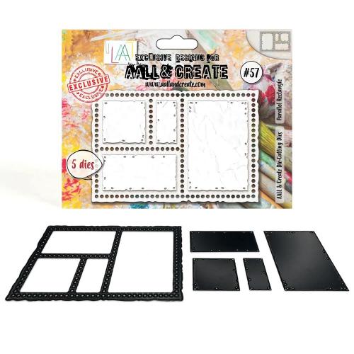 Aall and Create - Die-Cutting Die Set - Parallel Rectangle (AALL-DI-057)