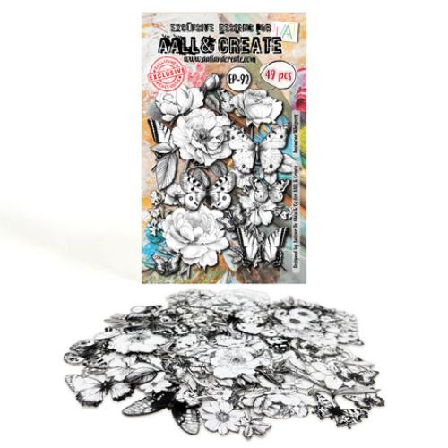 Aall and Create Pollen Drift A6 Ephemera Die-Cuts Anemone Whispers (AALL-EP-092)