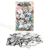 Aall and Create Pollen Drift A6 Ephemera Die-Cuts Gravel Script (AALL-EP-093)