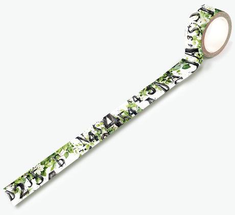 Aall and Create Washi Tape Leafy Alphas (MT071)