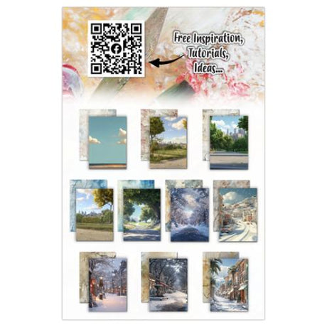 Aall and Create Weathered Wanderings A5 Design Paper Seasoned Trails (AALL-PA-034)