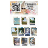 Aall and Create Weathered Wanderings A6 Design Paper Snowfall & Stains (AALL-PA-035)