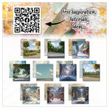 Aall and Create Weathered Wanderings 6x6 Inch Design Paper Faded Horizons (AALL-PA-036)
