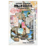 Aall and Create Weathered Wanderings A5 Design Paper Sunset Splashes (AALL-PA-037)