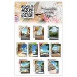 Aall and Create Weathered Wanderings A5 Design Paper Sunset Splashes (AALL-PA-037)
