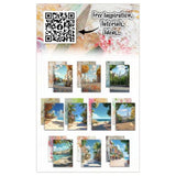 Aall and Create Weathered Wanderings A6 Design Paper Sun-Kissed Streets (AALL-PA-038)