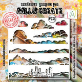 Aall & Create -  Stencil  -  City Views (AALL-PC-233)