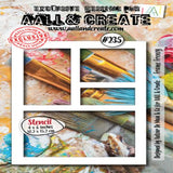 Aall & Create -  Stencil  -  Frame Frenzy (AALL-PC-235)