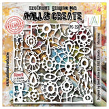 Aall and Create Retro Revival 6x6 Inch Stencil MacramŽ (AALL-PC-251)