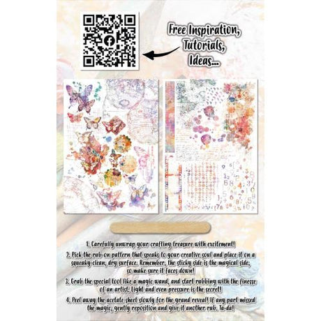 Aall and Create - A5 Rub-Ons - Wanderlust Passport (AALL-RO-015)