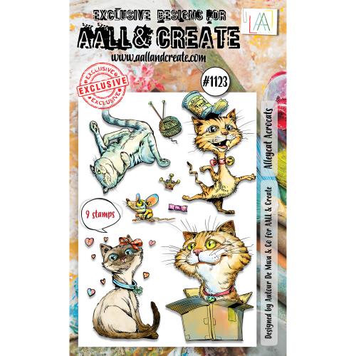 Aall and Create Stamp Set A6 Alleycat Acrocats