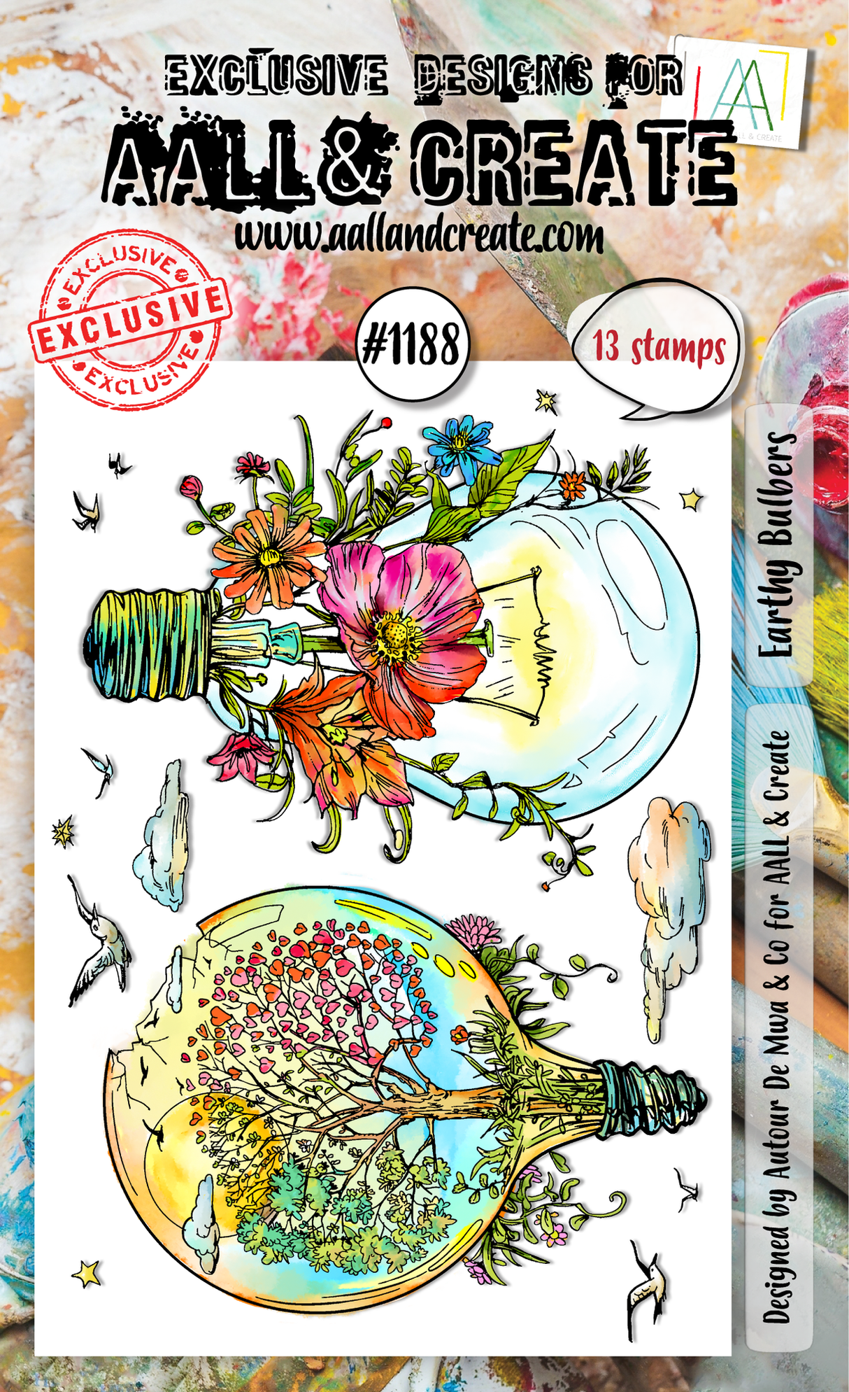 Aall and Create Stamp Set A6 Earthy Bulbers (TP-1188)