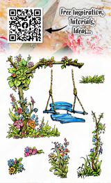 Aall and Create Stamp Set A6 Swing Garden (TP-1197)