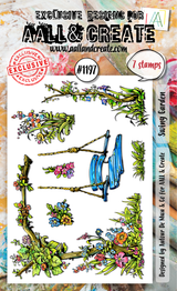 Aall and Create Stamp Set A6 Swing Garden (TP-1197)