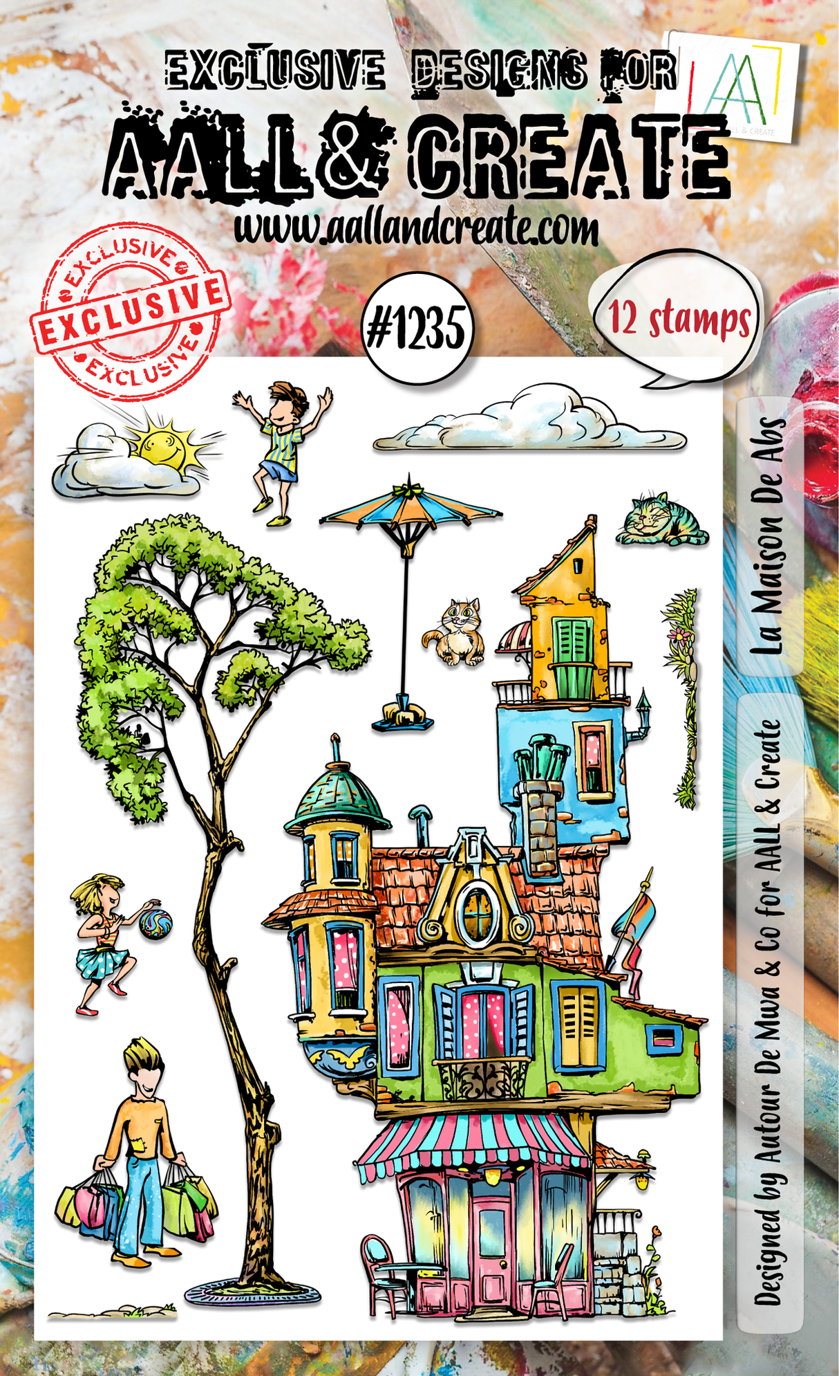 Aall and Create Stamp Set A6 La Maison De Abs (TP-1235)