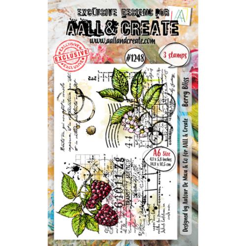 Aall & Create -  A6 Stamp Set  -  Berry Bliss (AALL-TP-1248)