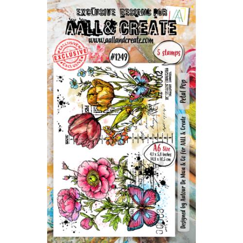 Aall & Create -  A6 Stamp Set  -  Petal Pop (AALL-TP-1249)