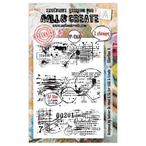Aall and Create Celestial Marks A7 Stamp Set Starline K (AALL-TP-1268)