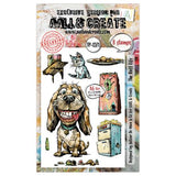 Aall and Create Streetwise Snouts A6 Stamp Set The Ruff Life (AALL-TP-1271)