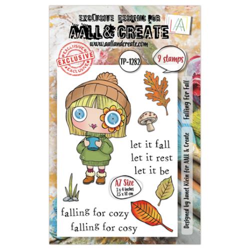 Aall and Create A Year in Bloom A7 Stamp Set Falling For Fall (AALL-TP-1282)