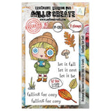 Aall and Create A Year in Bloom A7 Stamp Set Falling For Fall (AALL-TP-1282)