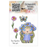 Aall and Create A Year in Bloom A7 Stamp Set Her Garden (AALL-TP-1285)