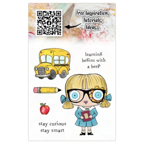 Aall and Create A Year in Bloom A7 Stamp Set School Daze (AALL-TP-1287)