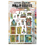 Aall and Create AALLtropolis Stamp Set A5 Roofline Friends (AALL-TP-1304)