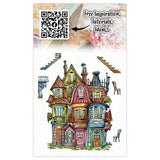 Aall and Create AALLtropolis Stamp Set A6 Miniature Mansions (AALL-TP-1306)