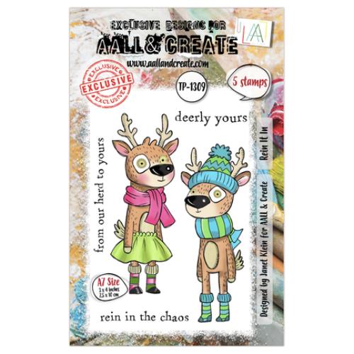 Aall and Create Twinkles & Tidings A7 Stamp Set Rein It In (AALL-TP-1309)