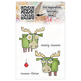 Aall and Create Twinkles & Tidings A7 Stamp Set Moose-tletoe (AALL-TP-1312)