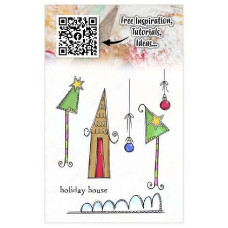 Aall and Create Twinkles & Tidings A7 Stamp Set Holiday House (AALL-TP-1316)