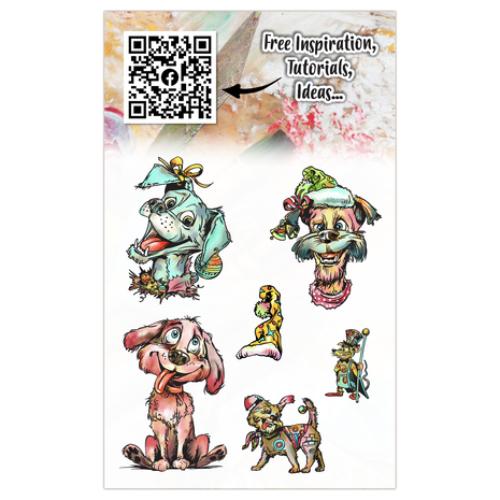 Aall and Create Santa's Sidekicks A6 Stamp Set Snuggle Spark (AALL-TP-1320)
