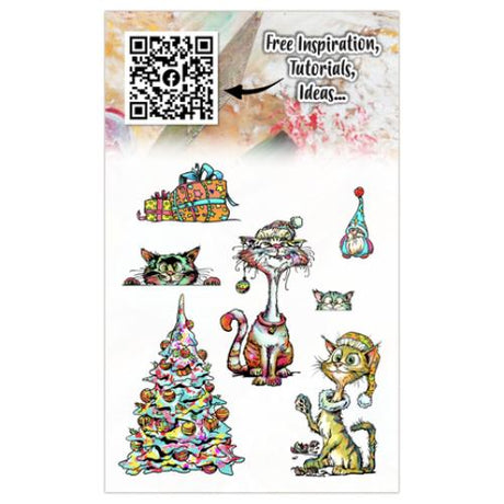 Aall and Create Santa's Sidekicks A6 Stamp Set Catmas Capers (AALL-TP-1321)