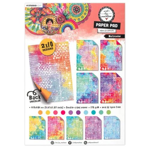 Art By Marlene Multicolor Design Paper Pad (ABM-25-DPP278) - Postage as per actual