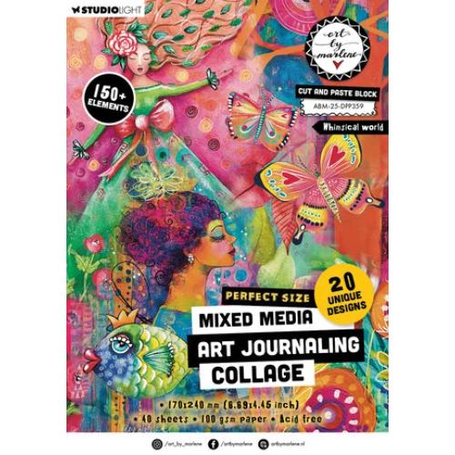 Art By Marlene Whimsical World "The Perfect Size" Cut and Paste Book (ABM-25-DPP359)